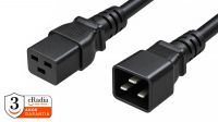 Cabo de extensão alimentação externo cRadia IEC C19 F - C20 M