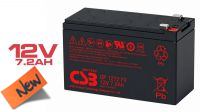 Bateria CSB AGM VRLA GP12 72 F2 12v 7.2 Ah