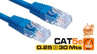 Cables de red UTP Cat. 5E Azul
