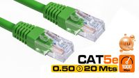 Cable de Red UTP Cat. 5E Verde - Conectores RJ-45
