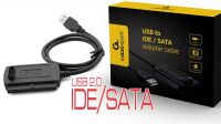 Adaptador externo USB para SATA e IDE 2.5" / 3.5"