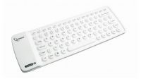 Teclado silicone flexível Bluetooth V.2.0 81 teclas branco