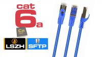 Cabo de rede Cat. 6a S-FTP LSZH CU AWG27 azul
