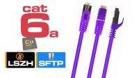 Cabo de rede Cat. 6a S-FTP LSZH CU AWG27 violeta