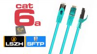 Cabo de rede Cat. 6a S-FTP LSZH CU AWG27 verde