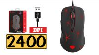 Rato Gaming GENESIS KRYPTON 110 Optico 2400DPI Iluminado Negro