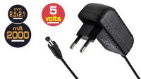 Transformador universal para tablet 10W 5V 2A DC:2.5/2.1mm