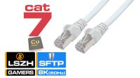 Cabo de rede Cat. 7 S-FTP (PiMF) CU AWG 26 branco LSZH
