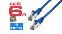 Cabo de rede Cat. 6a S/FTP RJ45 AWG26/7 azul