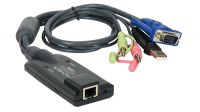 Cabo adaptador USB p/KVM com audio/video