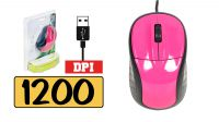 Rato óptico USB 1200Dpi 3 botões