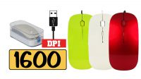 Rato óptico Slim USB 800/1600 Dpi