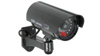 Câmara CCTV falsa para exterior com LED e IR