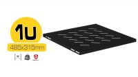 Prateleira Fixa  19" 1U/465X300MM - Negro