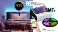 Tira Led SL2 c/controlador RGB Wifi 2.4Ghz comp.Amazon Alexa IP65  5m.