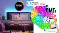 Tira Led SL3 con controlador RGB Wifi 2.4GHz comp. Amazon Alexa IP65 2 x 5m