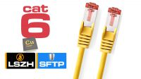 Cabo S-FTP Cat.6 Amarelo 2m