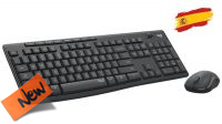 Teclado y ratón inalámbricos Logitech Silent Touch MK295 Español Gris
