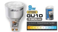 Lâmpada baixo consumo foco 9W GU10 15Kh