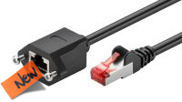 LW 7600 : Cabo de rede de extensão F/UTP RJ45-RJ45 Cat.6 certificado CU (0.50 m)