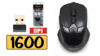 Rato Wireless óptico 6D 800-1600dpi preto