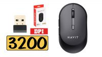 Rato óptico Wireless Havit 1200-3200 Dpi 6 botões preto
