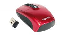 Mini ratón óptico wireless USB Keysonic KSM-1000 RF Rojo