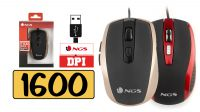 Rato óptico NGS Tick USB até 1600dpi 6 botões