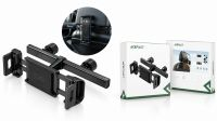 Soporte de respaldo blanco automóvil universal para tablet 7-11" ajuste diagonal negro
