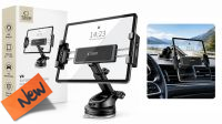 Soporte para tablet con ventosa y brazo ajustable 141-280 mm  Negro