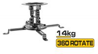 Suporte projetor universal teto 130mm 13.5Kg