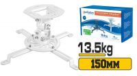 Suporte projector Universal teto 135mm 25Kg cinzento