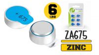 Pilha de zinco ZA675 1.4V (6)