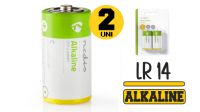 Pilha LR14 alcalina 1.5v em blister  (2)