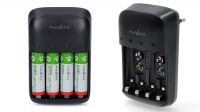 Cargador de pilas AA/AAA/9V
