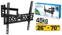 Soporte LCD 26" - 70" VESA 400 x 400 inclinable 45Kg Max Negro