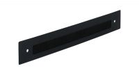 Panel superior/inferior con cepillo guia cables negro