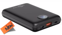 Powerbank USB batería 10000mAh USB-C - USB-A 3A Negro