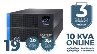 UPS Phasak Rack 10000VA Tri-Tri / Tri-mono Online LCD 19"
