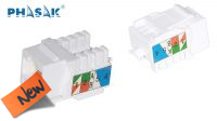 Conector Keystone UTP Cat.6 90º branco