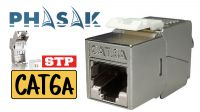 Conector Keystone Phasak STP Cat.6A Toolless 180º