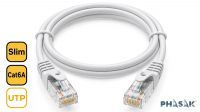 Cabo de rede Slim U/UTP  Cat. 6A  CU LSZH branco