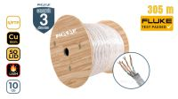 Bobina de cable PHASAK S/FTP Cat. 6A Sólido CU 23AWG LSZH 305m