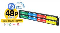 Painel de transferência UTP 19" Cat. 5E 48p