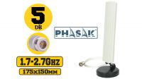 Antena interior omnidireccional desktop de 5 dBi PHASAK