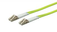 Cabo fibra óptica MM OM5 50/125µ  LC - LC/UPC  DX LSZH verde-limão