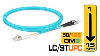 Cabo de fibra optica Dx OM3 50/125 LC - ST