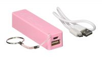 SBV 5028 : Power Bank USB com bateria 2600mAh (Rosa)