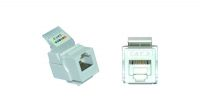 Conector UTP RJ45 Cat.3 auto cravar branco