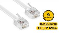 Cabo Tel/Fax RJ12 6P M/M